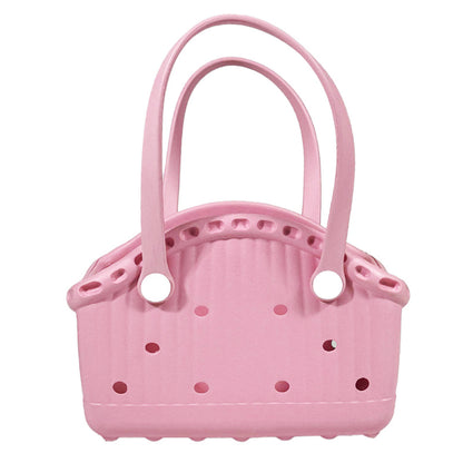 New Portable Eva Pet Bag Beach Bag Vegetable Basket Hole Bag Eva Printed Pet Car Storage Anti-Hole