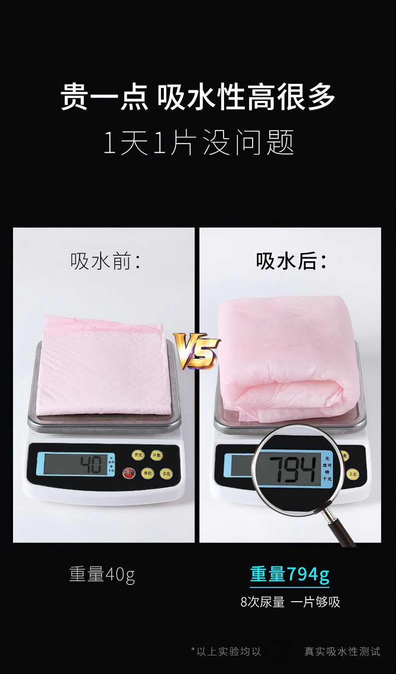 Thickened Deodorizing and Absorbent Pet Pee Pads for Training Teddy to Use the Toilet, Disposable Dog Diapers Wholesale
