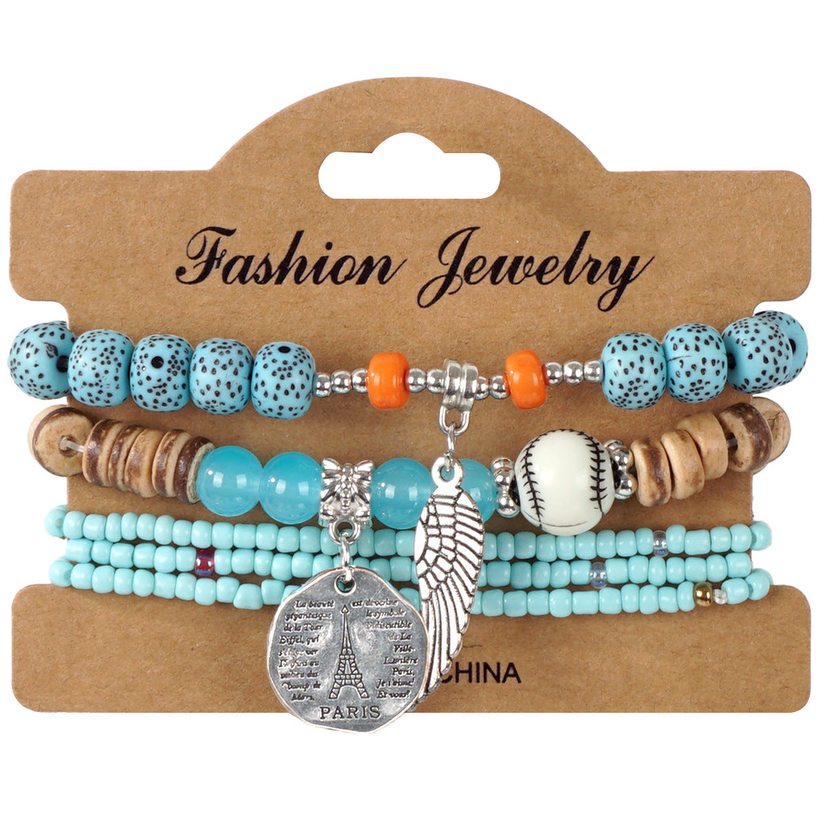 European and American Cross-Border Hot-Selling New Bohemian Bracelets Creative Tassel Multi-Layer Beaded Bracelets Fashion Jewelry