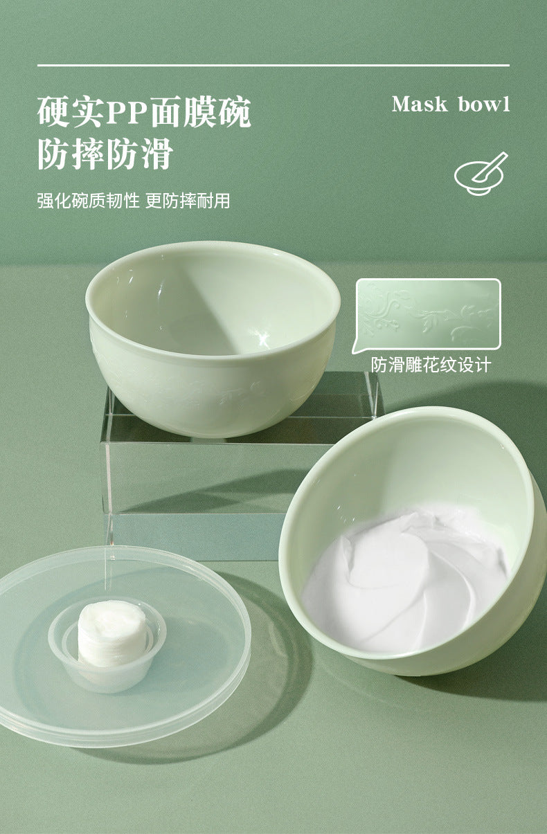 Keqi Makeup Set Bowl Mini DIY Mask Bowl Mixing Stick Homemade Mask Tool Beauty Bowl Waterproof Skin Care