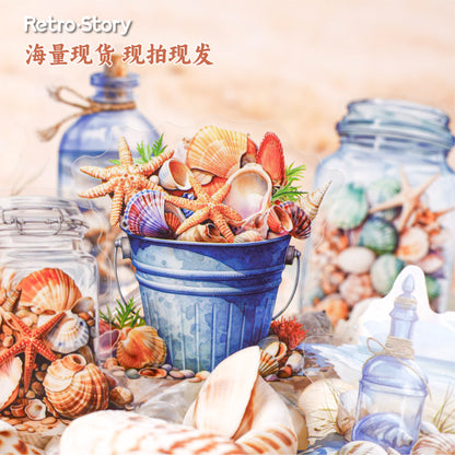 Retrostory Underwater World Series Stickers Creative Handbook Stickers Pet Cartoon Handbook Decorative Sticker Pack