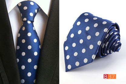 Manufacturers wholesale tie polyester jacquard tie men's casual formal wear professional business tie in stock supply