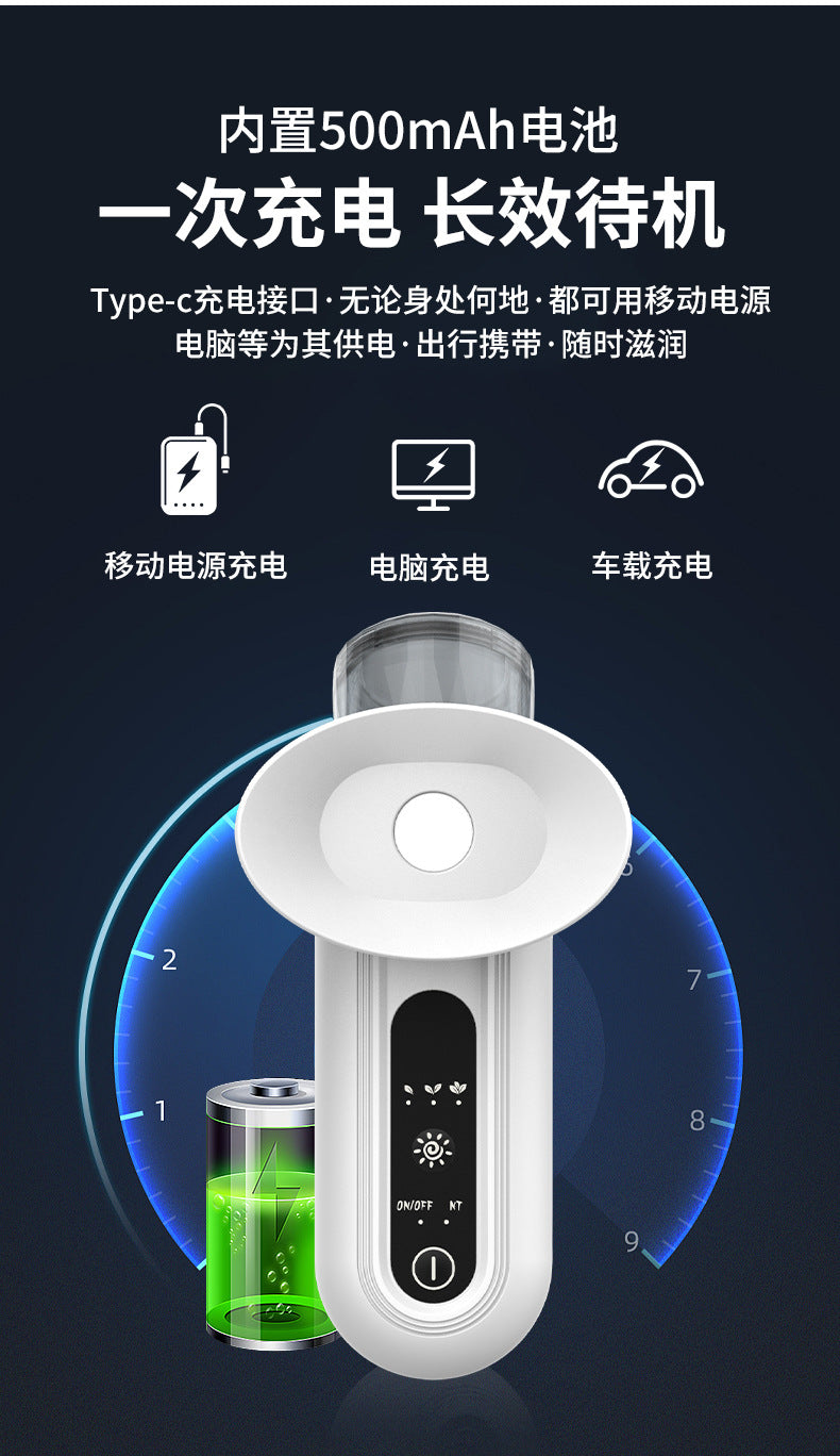 New Cross-border Eye Moisturizing Instrument Eye Nano Spray Atomizer Hot Compress Eye Beauty Instrument Eye Protection Spray Instrument Eye Wash Instrument
