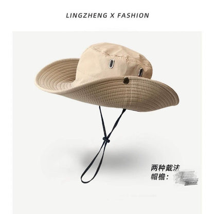 Fishing hat men's sun protection sun hat mountaineering hat men's summer UV protection sun hat summer fisherman hat