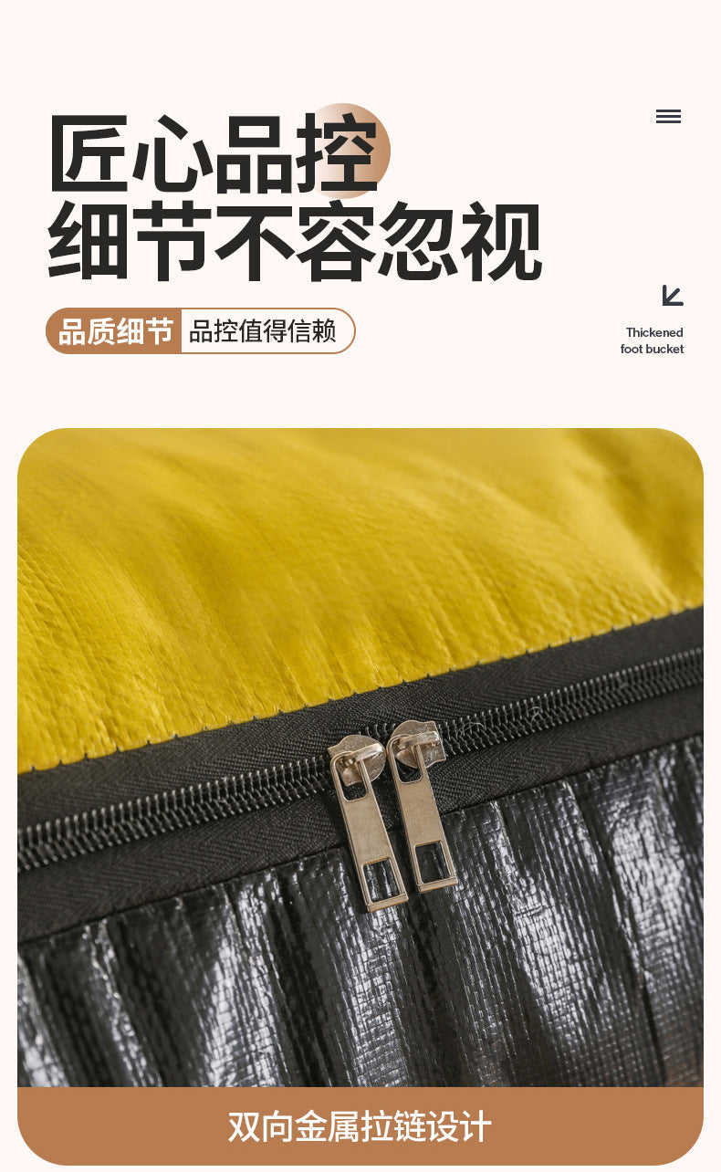 Large Capacity Moving Packing Thickened Storage Artifact Bag Luggage Clothes Fit Bag Snakeskin Bag Waterproof Quilt