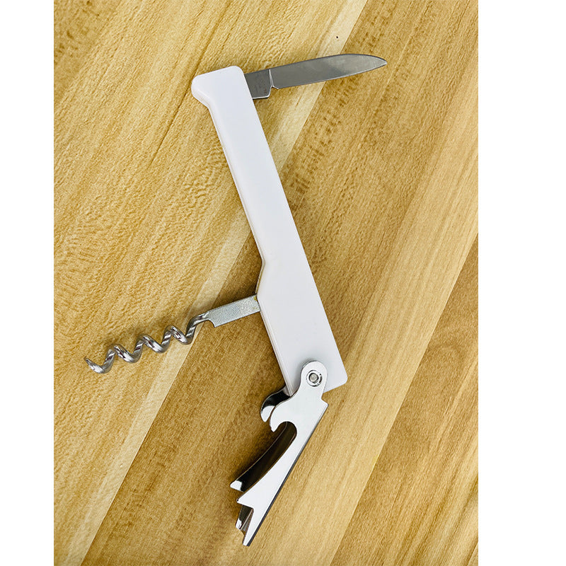 Wow Factory Direct Supply Bottle Opener Four-In-One Plastic Can Opener Five-In-One Bottle Opener Creative Multi-Purpose Beer Opener