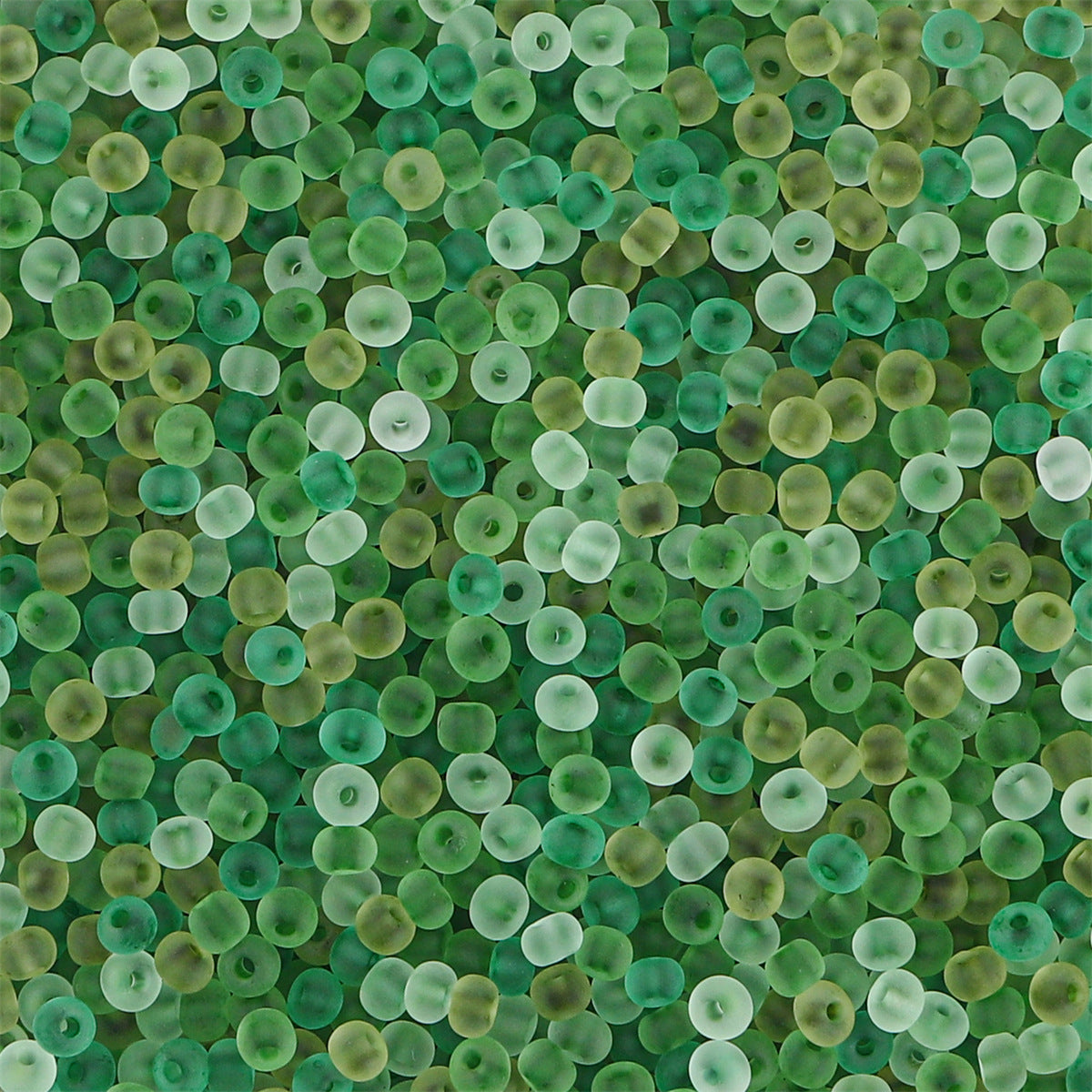 High quality domestic transparent frosted rice beads loose beads handmade DIY bracelet necklace accessories material factory direct sales