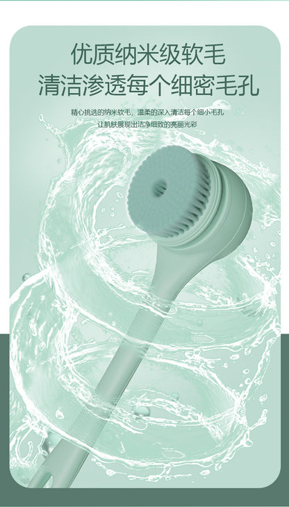 Dual-Handle Electric Bath Scrubber with Five Brush Heads, Spa-Grade Bath Brush, Wireless Electric Bath Brush, Body Cleansing Device