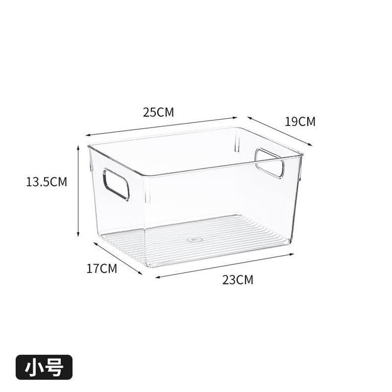Food-Grade Storage Box, Acrylic Refrigerator Storage, Desktop Book Storage Box, Student Dormitory Sundries, Facial Mask Organization