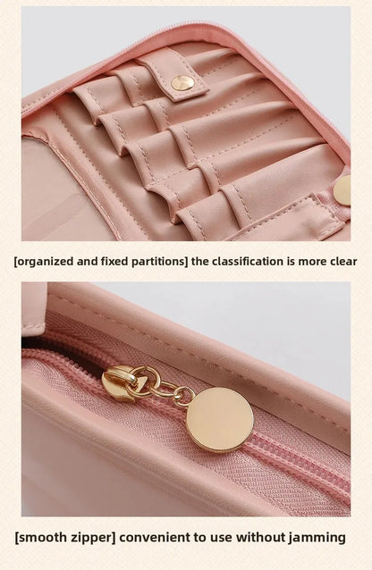 Beilian Makeup Brush Bag Handheld Large Capacity Makeup Brush Storage Bag Portable Tattoo Artist Tool Eyebrow Pencil Bag Wholesale