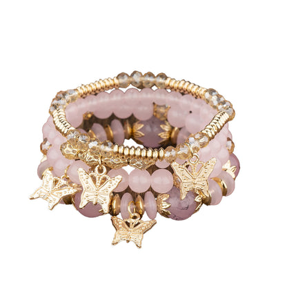 European and American Cross-Border Hot-Selling New Bohemian Bracelets Creative Tassel Multi-Layer Beaded Bracelets Fashion Jewelry