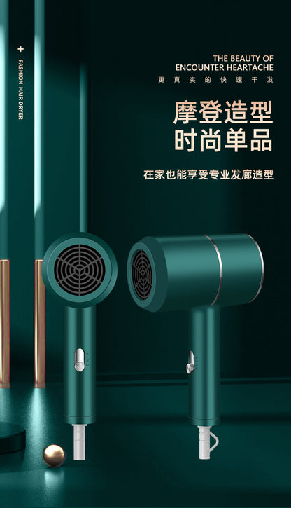 Hair Dryer Home Blue Light Negative Ion Hair Salon High Power Hair Dryer Dormitory Cold and Hot Air Hair Dryer Gift Cross Border