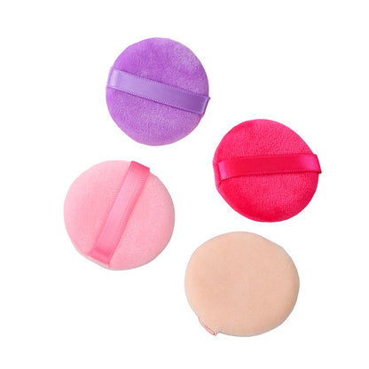 Crystal super soft round small size puff manufacturers wholesale powder cake makeup cotton makeup tools wet and dry puff