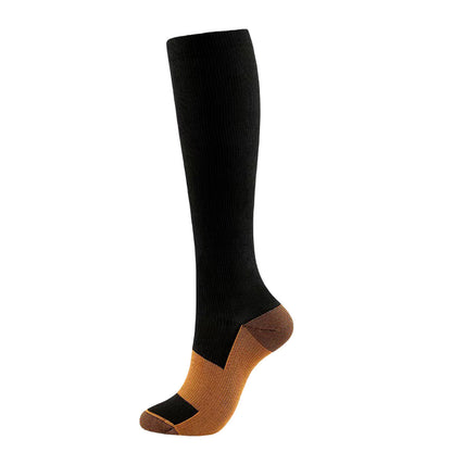 Cross-border calf compression socks sports stockings Amazon compression socks European and American pressure calf socks riding thin leg socks