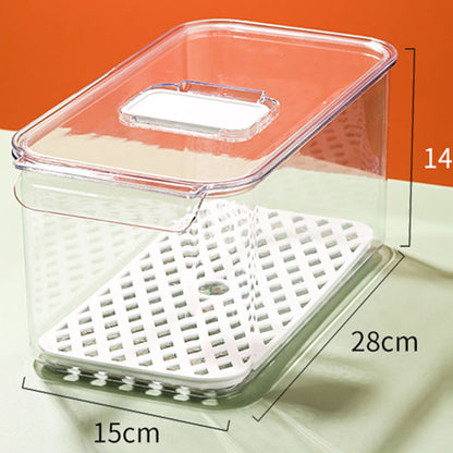 Desktop Storage Box with Lid Flip-Top Rectangular Transparent Acrylic Storage Box Kitchen Cosmetics Sundry Work Station