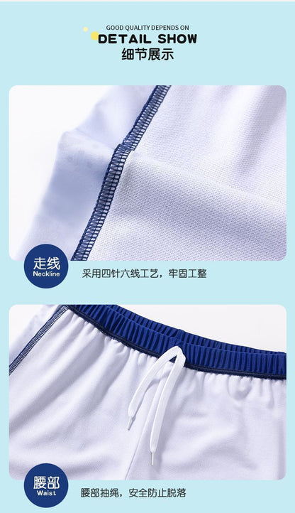 Children's swimming trunks boys swimming trunks boxer small and medium-sized children's swimsuit fat treasure training quick-drying swimsuit suit wholesale