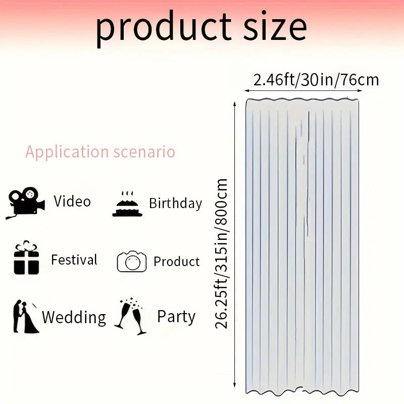 Wedding gauze curtain white gauze cross-border outdoor gauze curtain scene background decoration party wedding gauze wedding arch