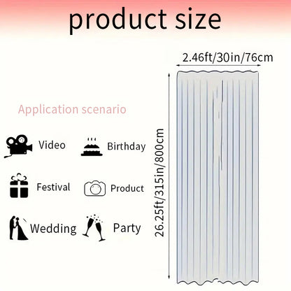 Wedding gauze curtain white gauze cross-border outdoor gauze curtain scene background decoration party wedding gauze wedding arch