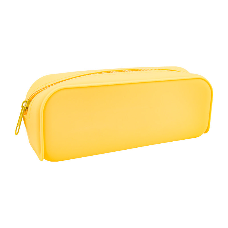 Large-Capacity Dust-Proof Silicone Storage Box for Primary and Secondary School Students, Waterproof Travel Stationery Box, Pencil Case for Travel