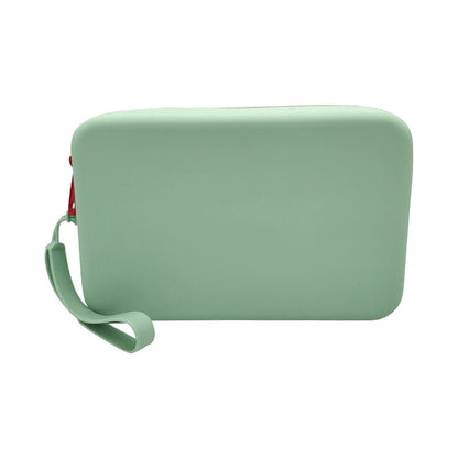 Customizable Silicone Cosmetic Bag Rectangular Travel Portable Silicone Storage Bag Waterproof Toiletry Bag Small Storage Bag