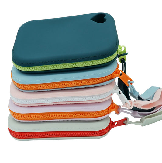 Multi-purpose new silicone storage bag portable key waterproof and dustproof bag data storage bag pet snack bag