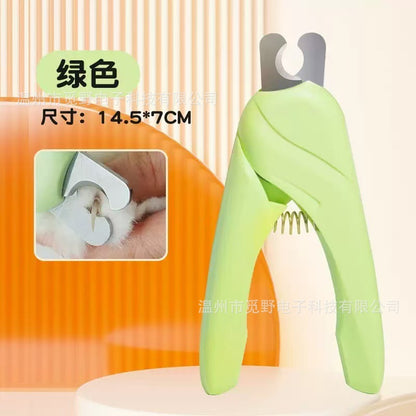 Cross-Border Two-In-One Pet Nail Clippers, Cat Claw Nail Trimmers, Nail Files, Nail Grinders, Pet Supplies