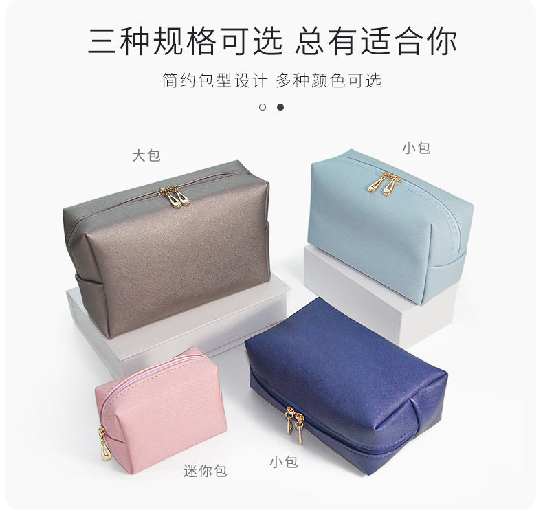 Cross-Border Popular Dopamine Makeup Bag, Portable Travel Toiletry Storage Bag, Clutch Bag, Waterproof Makeup Storage Bag