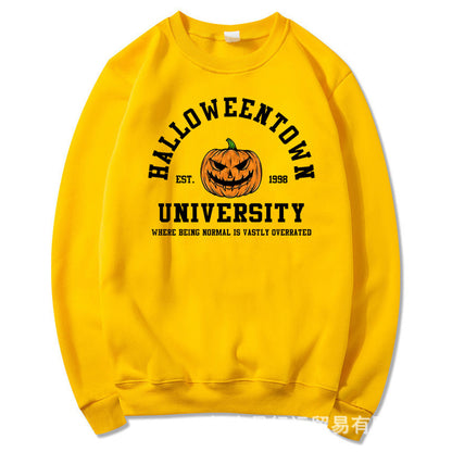 Fashionable Long-Sleeved Sweatshirt for Women 2023 Autumn and Winter New Loose Popular Sweatshirt Letter Printed Round Neck Sweatshirt for Women