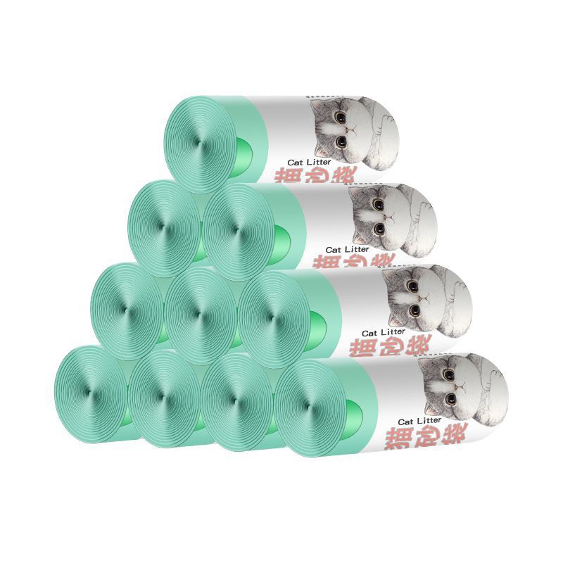 Automatic Cat Litter Box Shovel Bag, Thickened Cat Litter Bag, Smart Cat Toilet Special Liner, Cleaning Garbage Bag for Pet Cats