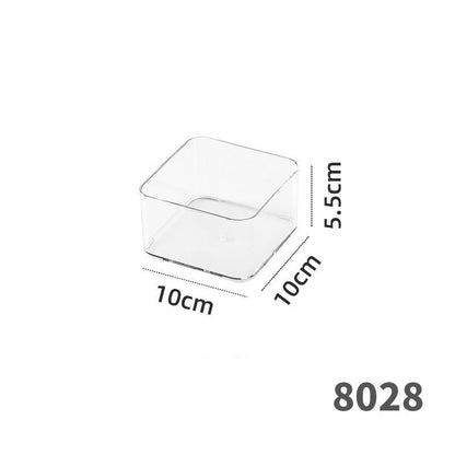 Enlarge 40cm Long Transparent Box Narrow Long Square Storage Box 15cm Wide Water-tight Drawer Finishing