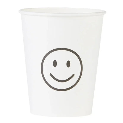 Disposable Paper Cups with Cute Cartoon Patterns for Commercial, Office, and Home Use, Food-Grade, 250ml, Thickened