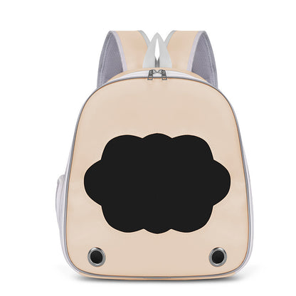 Pet Supplies Cat Carrier Backpack, Space-Style Bag, Light Transparent Pet Carrier, Comfortable and Breathable Cat Backpack, Large Capacity