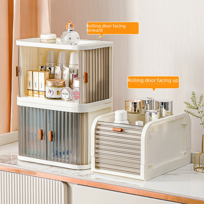 Yeya Simple and Creative Desktop Organizing Cosmetics Storage Box Living Room Entrance Desk Can Be Stacked with Makeup Storage
