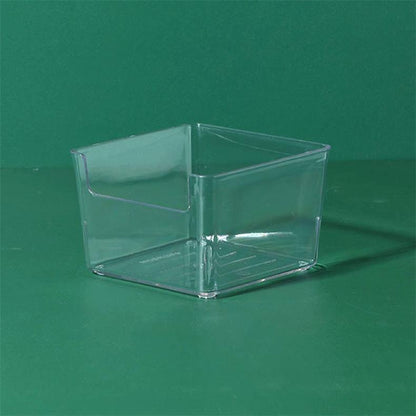 Food-Grade Storage Box, Acrylic Refrigerator Storage, Desktop Book Storage Box, Student Dormitory Sundries, Facial Mask Organization