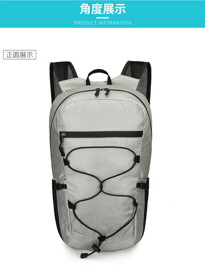Cross-Border Outdoor Folding Backpack Waterproof Mountaineering Bag Backpack Folding Bag Outdoor Large Capacity Travel Backpack