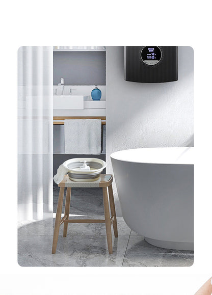Portable Silicone Collapsible Washbasin Vegetable Washing Basin Student Dormitory Plastic Foot Soaking Foot Washing Basin Household Multi-purpose Basin