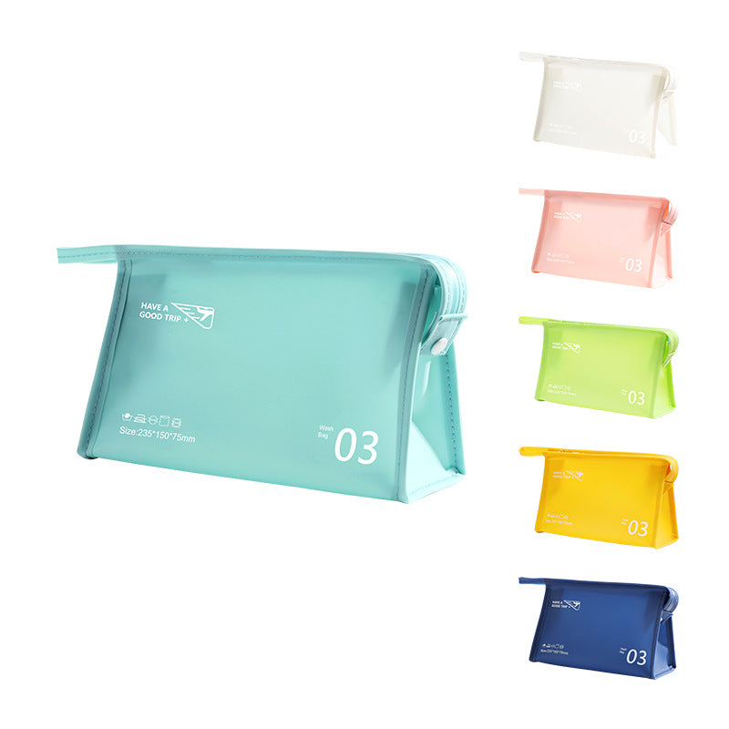 Bei Lian New Portable Waterproof PVC Toiletry Bag Cosmetic Storage Bag Handheld Travel Fashion Cosmetic Bag Batch