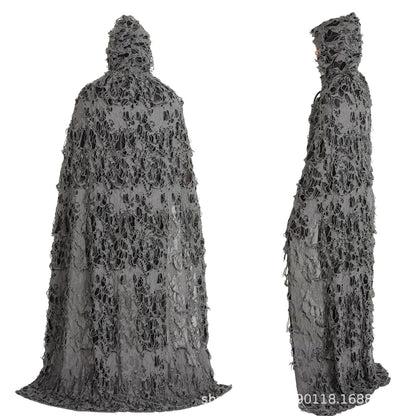 Cross-Border Halloween Cloak for Adults and Children Hooded Cloak Halloween Rag Clothes Party Death Game Dress up