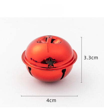 DIY handmade pendant material 4CM cm Christmas colorful cartoon pet bell large gift activity accessories