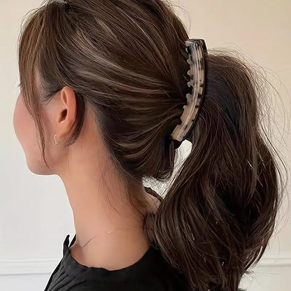 13cm Large Banana Clip Simple Vertical Hair Clip Elegant Hair Clip Ponytail Clip Back of the Head Grabber Wholesale