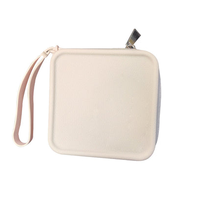 Square Silicone Makeup Storage Box Coin Purse Light Luxury Storage Multi-Purpose Small Closed Portable Storage Bag
