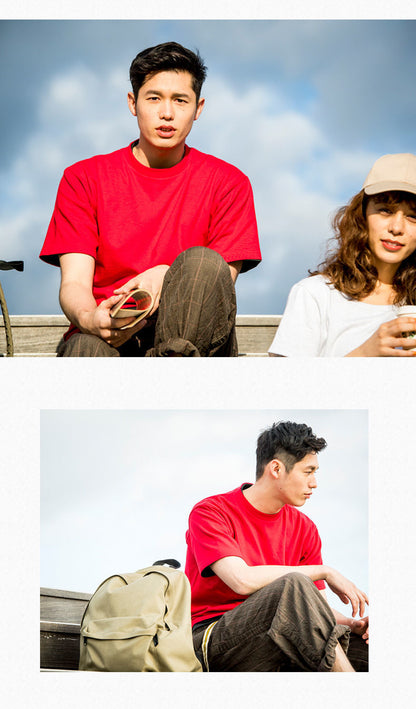Printstar/product up to 190g 085 cotton Japan tide brand T-shirt solid color crew neck T-shirt thick trend