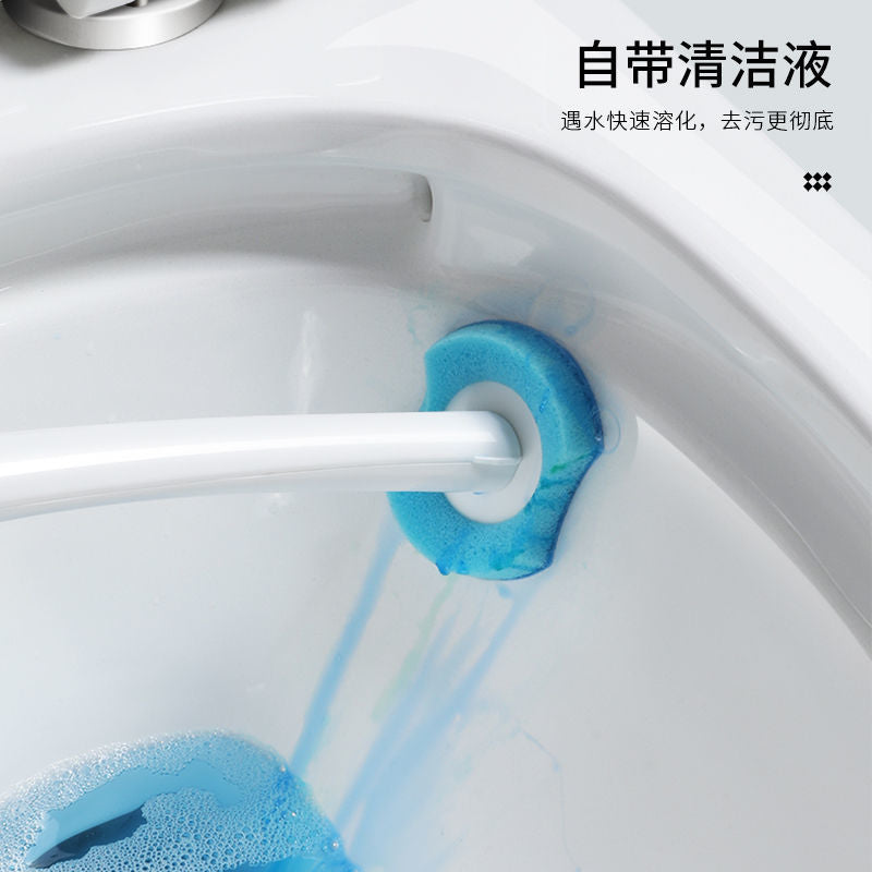 Disposable Toilet Brush Household No Dead Angle Toilet Brush Toilet Wall Hanging Toilet Cleaning Brush Toilet Artifact