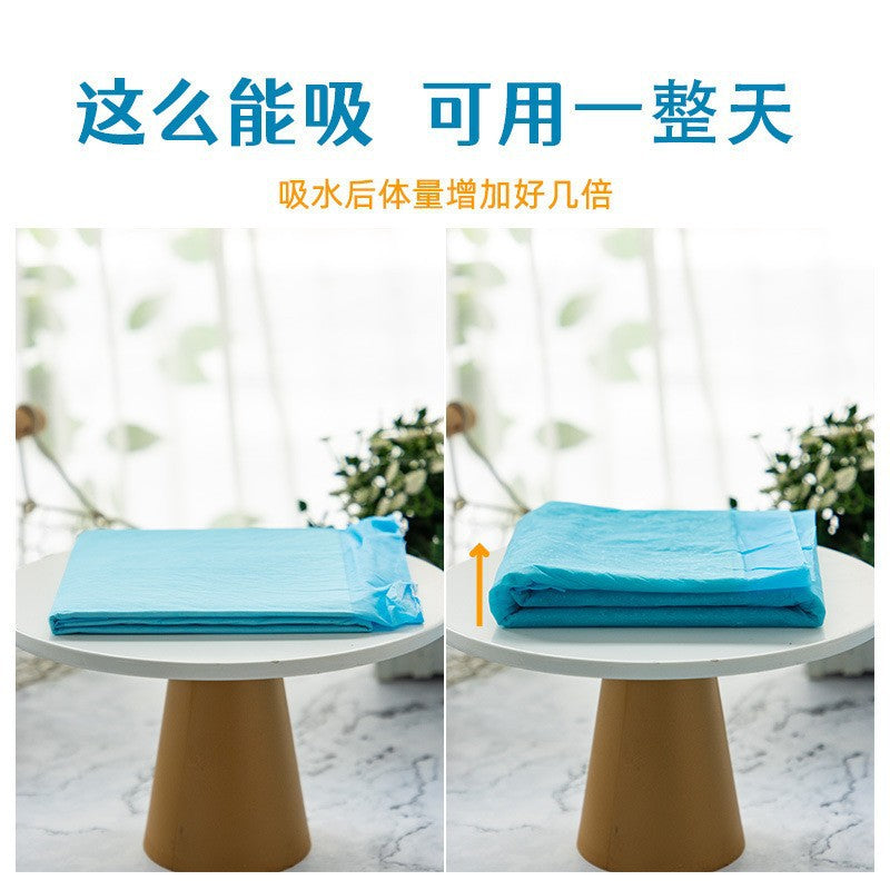 Thickened Bamboo Charcoal Deodorizing Pet Pee Pads, Absorbent Pads for Dogs and Cats, Suitable for Teddy Dogs, Available for Dropshipping