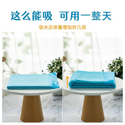 Thickened Bamboo Charcoal Deodorizing Pet Pee Pads, Absorbent Pads for Dogs and Cats, Suitable for Teddy Dogs, Available for Dropshipping
