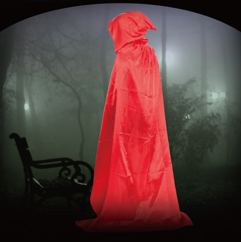 Halloween Costume Adult cosplay Death Cloak Performance Costume Black Wizard Robe Cloak Vampire