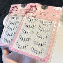 Ciliary Angel ~ Irregular Air Sense Fine Stem Mixed Blood Thai Makeup False Eyelashes Natural Sense Transparent Novice Parity Eyelashes