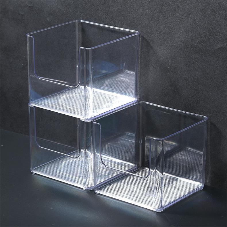 Desktop Storage Box Dormitory Cosmetics Transparent Basket Acrylic Drawer Mask Organizer Box Snack Sundry Storage Rack
