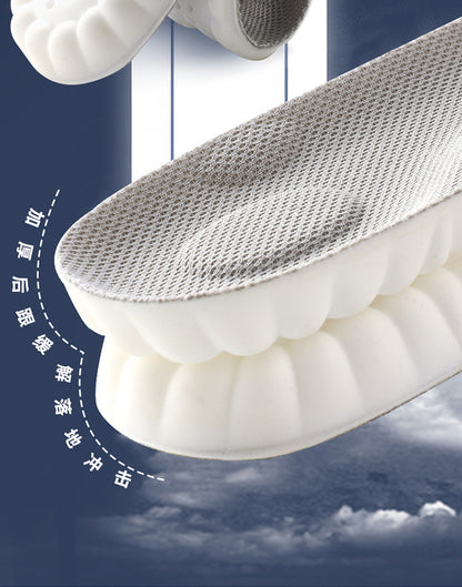 Super Soft Insoles That Feel Like Stepping on Shit, so You Won’T Get Tired after Standing for a Long Time, Thickeneded Massage for Men and Women, 4D Cloud Arch Support, Sports Shock Absorption and Sweat Absorption