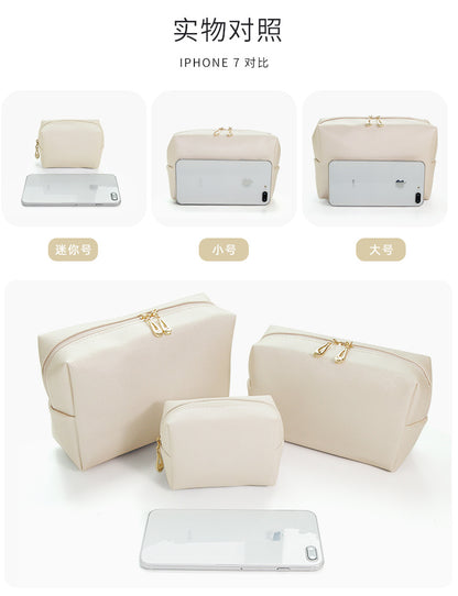 Cross-Border Popular Dopamine Makeup Bag, Portable Travel Toiletry Storage Bag, Clutch Bag, Waterproof Makeup Storage Bag